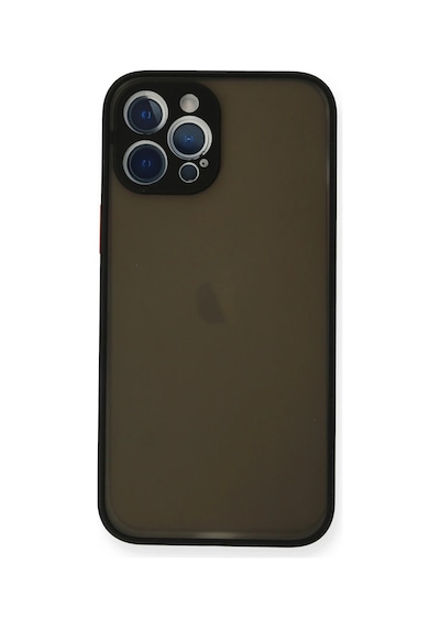 Ilkeshop Newface Apple iPhone Uyumlu 12 Pro Max Kılıf Montreal Silikon Kapak - Siyah