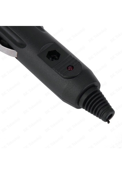 12V Oto Çakmak Soket Fişi Erkek Sigortalı Led Göstergeli