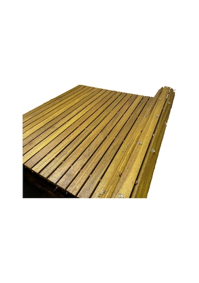 Katlanabilir Ahşap Duş Izgarası (Iroko Ağacı)