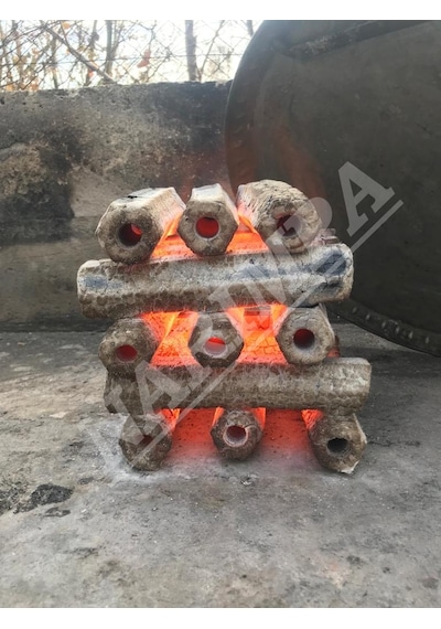 Meşe Briket Mangal Kömürü 4Saat Yanma 10Kg