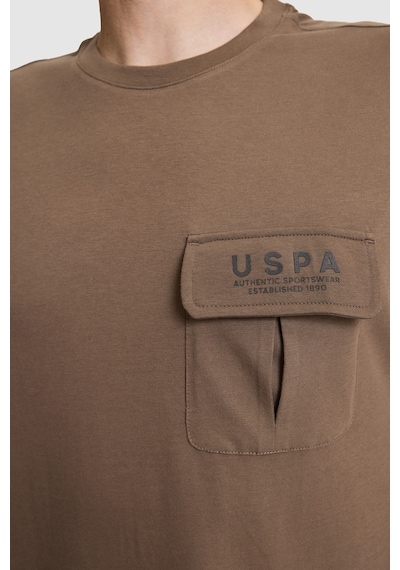 U.s. Polo Assn. Erkek Kahverengi Tişört 50327021-vr029