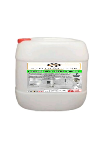 Strong&Clean Çamaşır Suyu Fresh Kokulu 30 KG