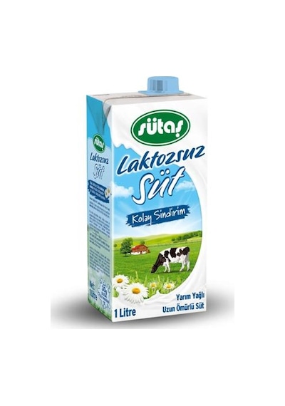 Sütaş Laktozsuz Süt 1 L