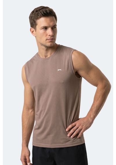 Slazenger Herofıt Erkek Kolsuz Vizon Atlet