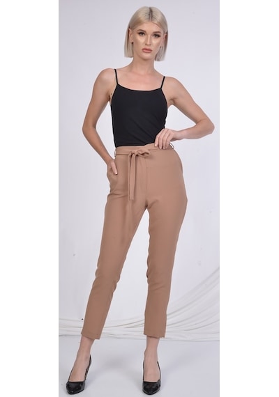 Soralline Kadın Pantolon Aerobine Kumaş 1696 Gül Ten Ten Rengi
