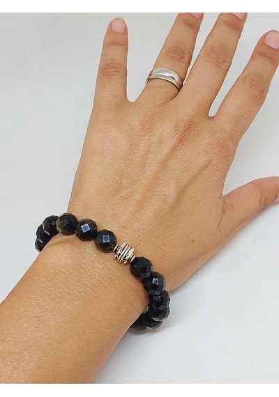 Sirius Serisi Golden Obsidyen Taşı 10mm Unisex Bileklik 52930 Çok Renkli