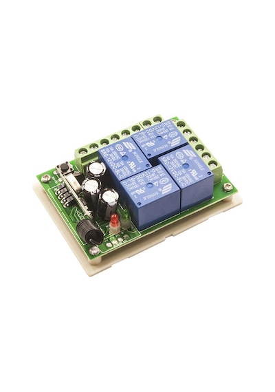 4 Kanal 12V Uzaktan Kumandalı Rf Modülü Alıcı Verici