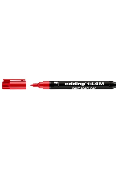 Edding Asetat Kalemi Permanent Kırmızı 144 M Çok Renkli