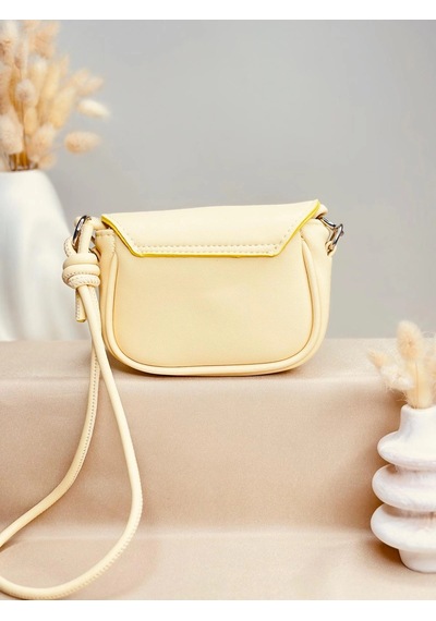 Elora Atelier Mini Flap Çapraz Askılı Bebek Sarısı Çanta Çok Renkli