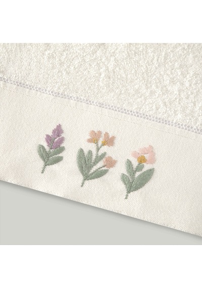 Linens Lavera Bambu 50x85 Cm Yüz Havlusu Ekru Ekru