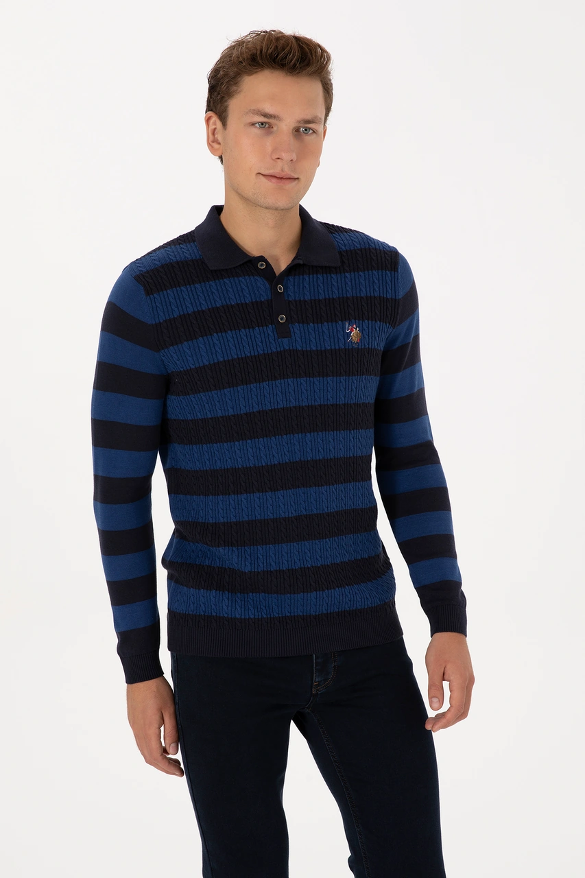 U.s. Polo Assn. Erkek Lacivert Kazak /triko 50308354-vr033 Lacivert