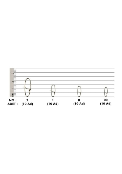 Ef&Fe Fıghters Nıce Snap - Rapala Jig Klips- 00-0-1-2- Numara