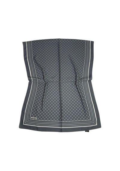 Cardion 75 X 190 Monogram Medine Şal - 02987 - 75 X 190 / Ekru -gri