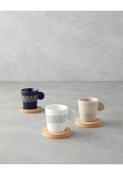 English Home Bona Stoneware 6 Parça 3 Kişilik Kahve Fincan Takımı 70 Ml Siyah-beyaz-bej Siyah-beyaz-bej English Home Bona Stoneware 6 Parça 3 Kişilik Kahve Fincan Takımı 70 Ml Siyah-beyaz-bej Siyah-beyaz-bej