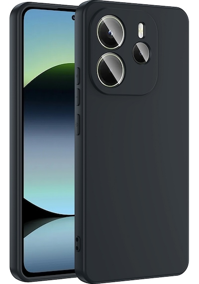 Xiaomi Redmi Note 14 4g Kılıf Zore Mara Lansman Kapak Siyah