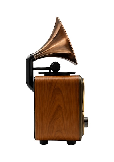 Gold Silver Gs-1370 Nostaljik Gramofon Tasarımlı Bluetoothlu 3-band Radyo & Müzik Çalar