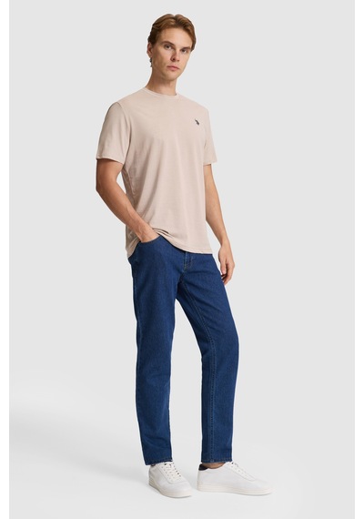 U.S. Polo Assn. U.s. Polo Assn. Erkek Taş Tişört Basic 50322312-vr049 Taş Rengi