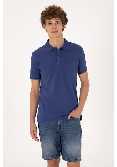 U.S. Polo Assn. Erkek Slim Fit Dökümlü Polo Yaka Açık Lacivert Tişört 50299538-VR059 U.S. Polo Assn. Erkek Slim Fit Dökümlü Polo Yaka Açık Lacivert Tişört 50299538-VR059