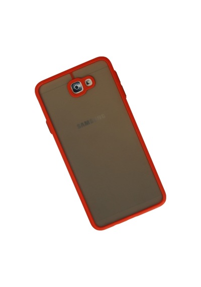 Samsung Galaxy Uyumlu - J7 Prime Kılıf Montreal Silikon Kapak - Kırmızı