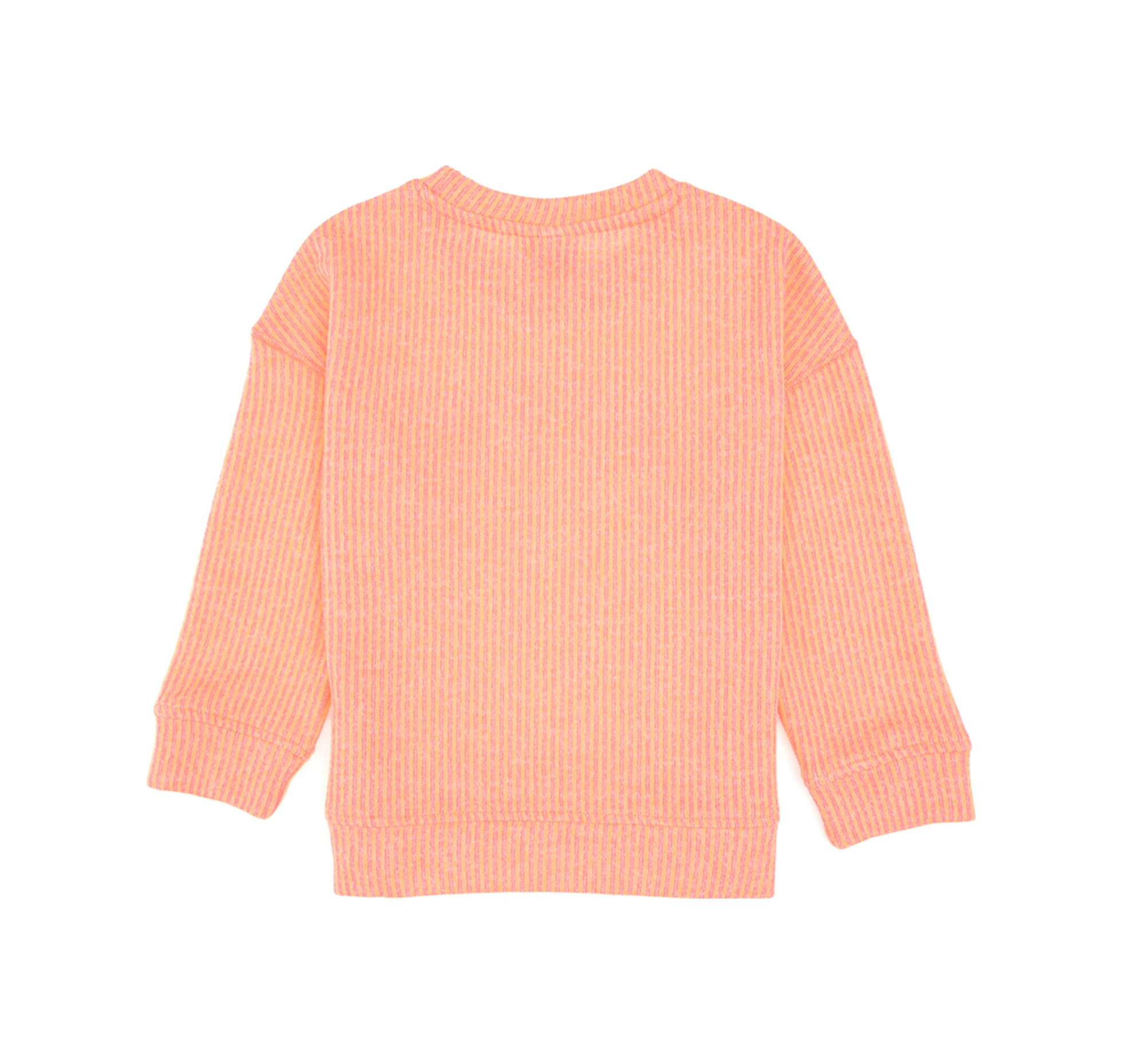U.S. Polo Assn. Kız Çocuk Neon Pembe Bisiklet Yaka Sweatshirt 50314848-VR105