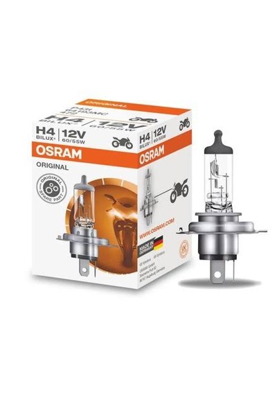 Osram 12 Volt 60/55 Watt H4 Ampul - 10 Adet