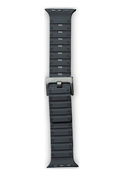 Apple Watch 42mm Uyumlu Magnus Mıknatıslı Silikon Kordon - Siyah