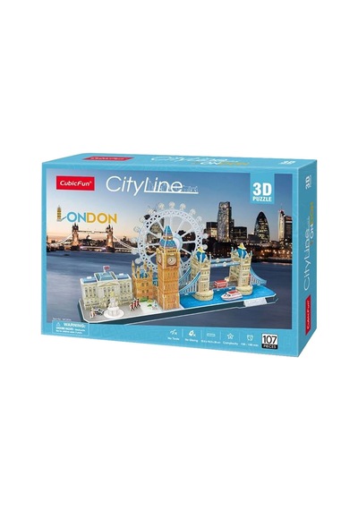 Cubicfun 3d Puzzle 107 Parça City Line London İngiltere Mc253h