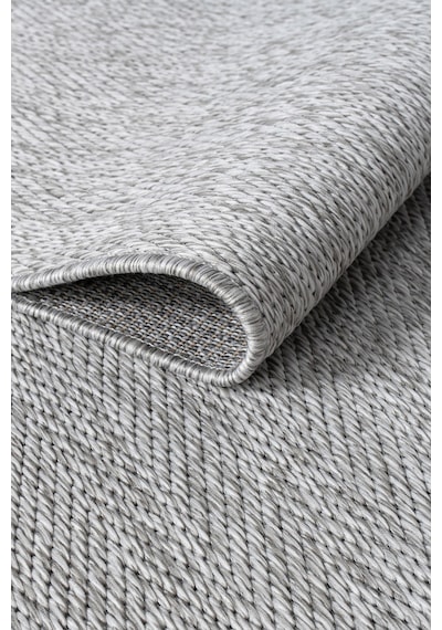 Venüs Sisal Antrasit Modern Dokuma Kilim Hasır Halı Gri