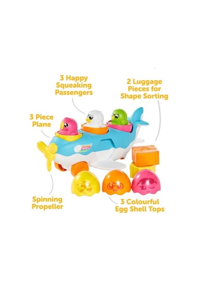 Tomy 2Si1 Arada Uçak Ve Saklambaçlı Yumurtalar / Load & Go Plane