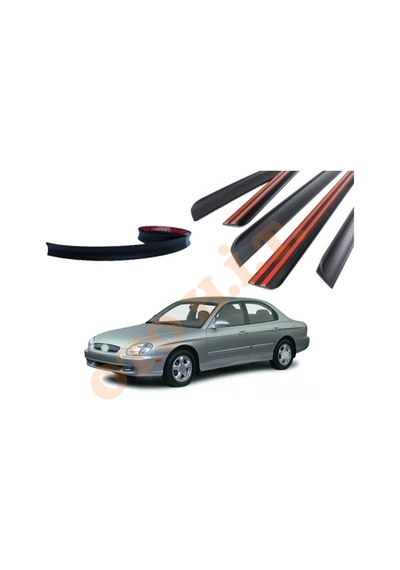 Hyundai Sonata 99-01 Uyumlu Bagaj Üstü Spoiler Mat Siyah