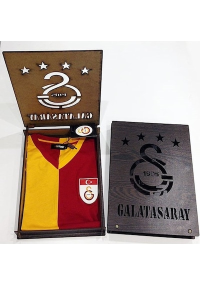Gsstore Galatasaray Metin Oktay Forma Hediyelik Ahşap Kutulu 001