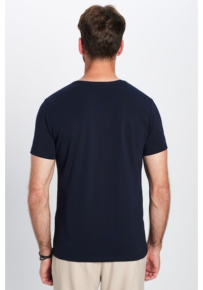 Tudors Erkek Slim Fit Dar Kesim Pamuklu Likralı Esnek Kumaş Basic Lacivert Bisiklet Yaka Tişört-31552 Tudors Erkek Slim Fit Dar Kesim Pamuklu Likralı Esnek Kumaş Basic Lacivert Bisiklet Yaka Tişört-31552