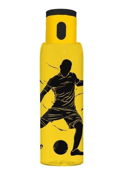 Herevin 161407-842 Askılı Desenli Su Şişesi 750 Ml Sarı