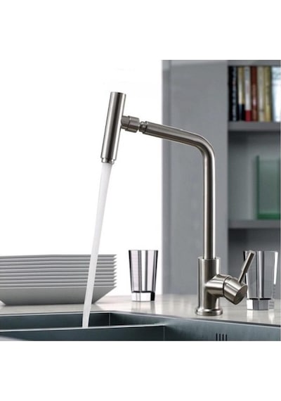 Venezia Inox Oynar Başlıklı Mafsallı Mutfak Eviye Eviye Bataryası