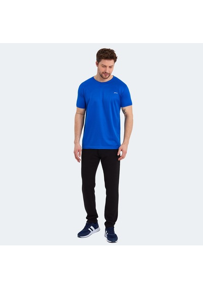 Slazenger ODALIS I Erkek  Saks Mavi Tişört