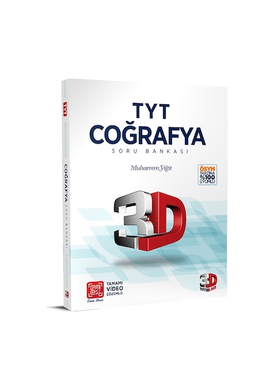 TYT Coğrafya Soru Bankası -  3D Yayınları