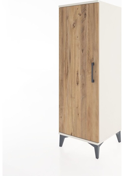 Hyperion Dolap Tek Kapaklı Tek Askılı 44x44x134 Aytaşı-çam Aytaşı