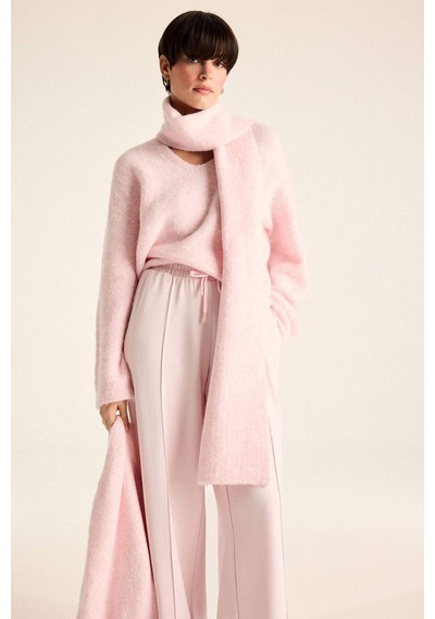 Defacto Regular Fit V Yaka Kazak F4800ax25wnpn83 Pembe