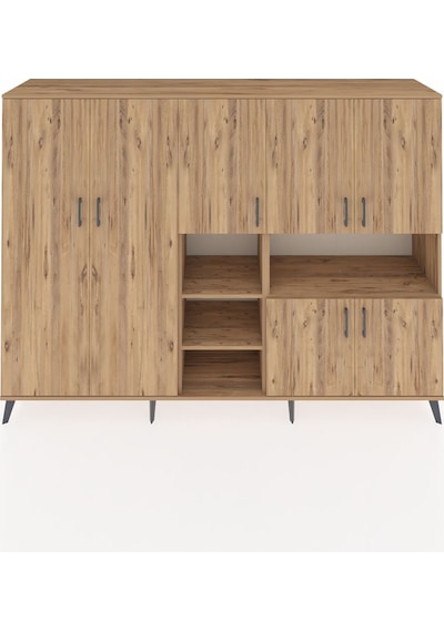 Hyperion Dolap 13 Raflı 7 Kapaklı 220x44x163 Çam-çam Atlas Çam - Atlas Çam Hyperion Dolap 13 Raflı 7 Kapaklı 220x44x163 Çam-çam Atlas Çam - Atlas Çam