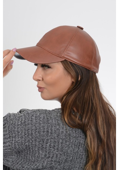 Haqa Store 13581 Kahve Rengi Deri Kep Kahverengi