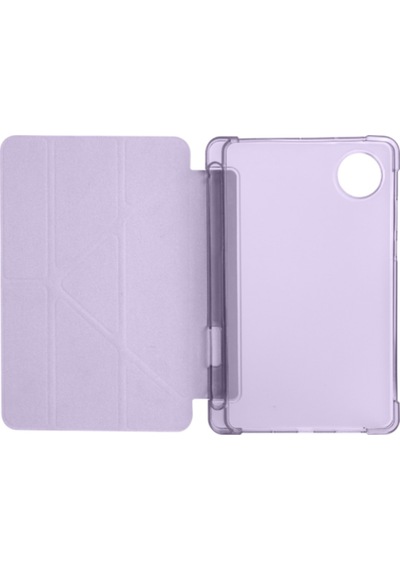Fuchsia Honor Pad X7 8.7 İnç İle Uyumlu Kalem Bölmeli Uyku Modlu Standlı Trifolding Tablet Kılıfı Kılıf