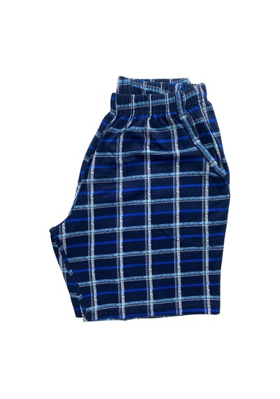 Dode Flora Erkek Yazılı Kısa Kollu Şortlu Pijama Takım - 1202 - Ovr - Slp Lacivert