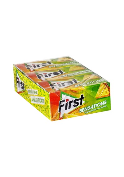 First Sensation Sakız 12x27g Tropical Tropikal Aromalı Ferahlatıcı Sakız 6'li Avantaj Paketi - Tarı