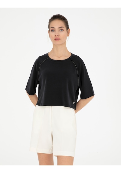 Pierre Cardin Kadın Siyah Sweatshirt 50284069-vr046 Siyah