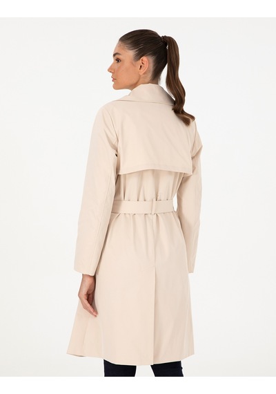 Pierre Cardin Kadın Taş Trençkot 50297353-vr049 Taş