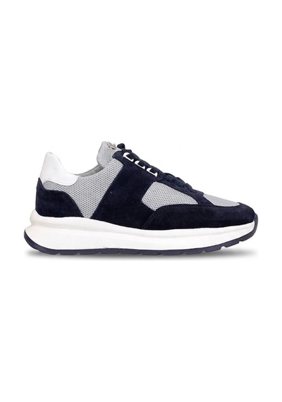 John Richardo 24298 Erkek Hakiki Deri Klasik Sneaker Lacivert