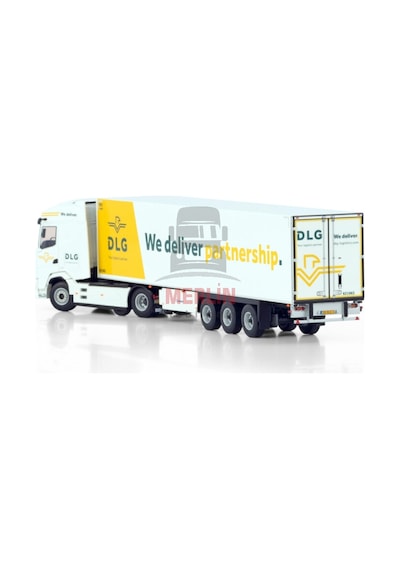 1/50 Daf Xg 6x2 Mıdlıft Axle Reefer Traıler - 3 Axle - Dlg Logistics
