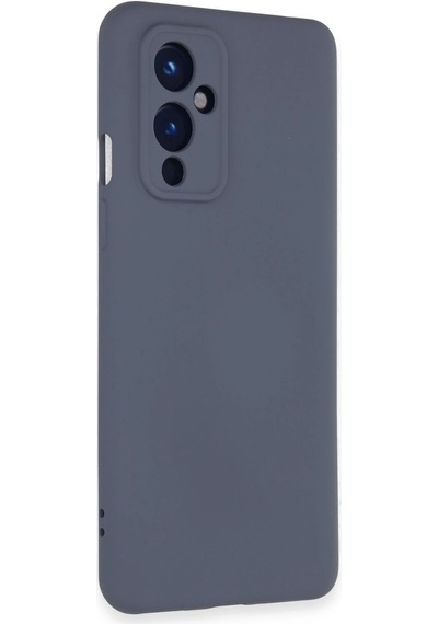 Newface - 775 - One Plus 9 Kılıf Nano İçi Kadife Silikon - Edntrend - - Gri