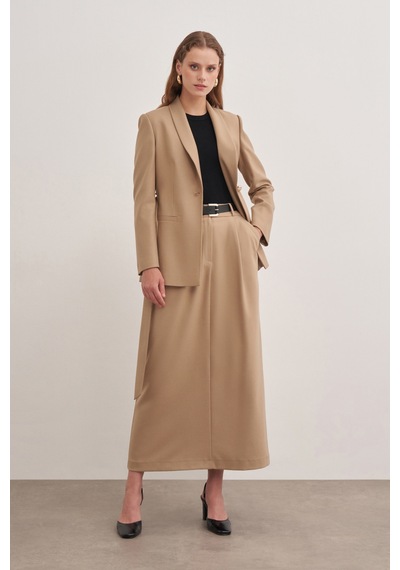 Aker 24aw01161111 Küçük Beden Etek 24aw01161111 038 Camel