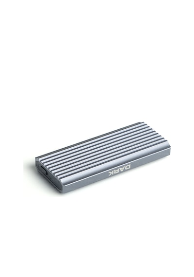 Dark USB 3.2 Gen2 Type C - M.2 NVMe & NGFF SATA SSD RGB LED